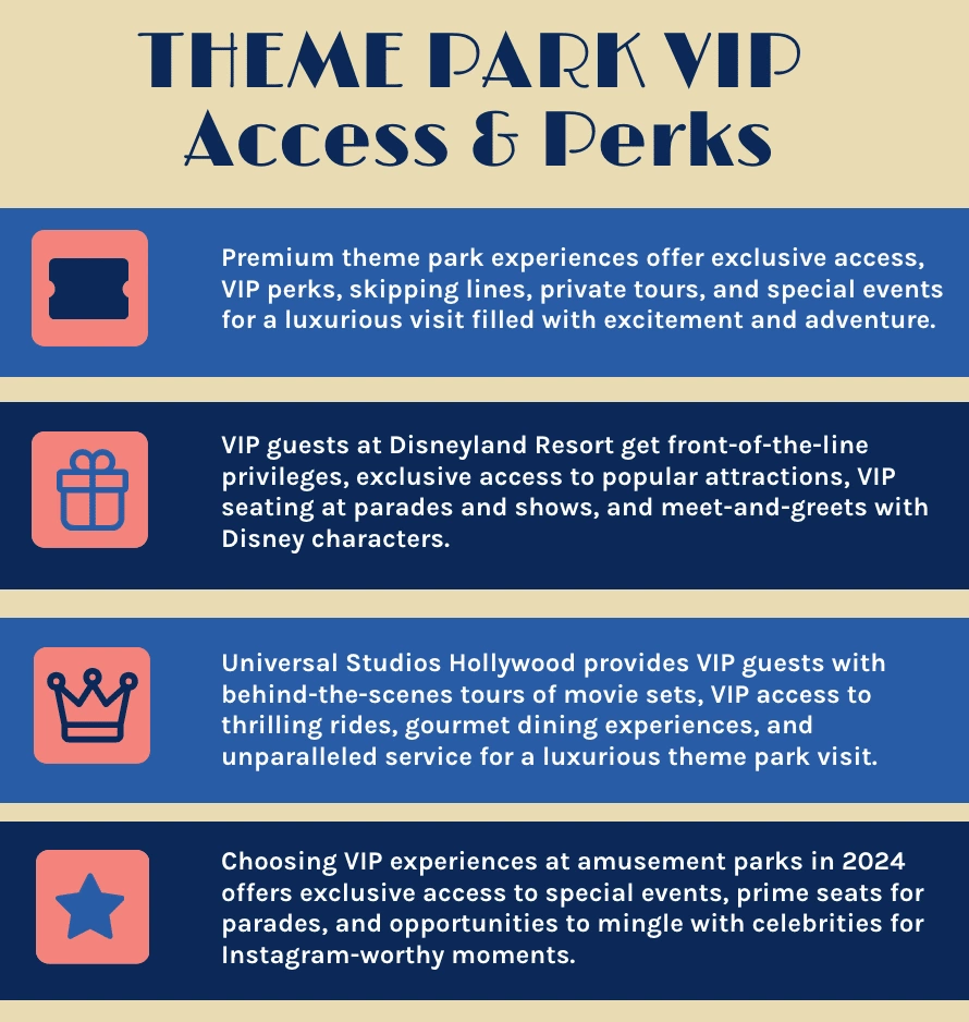 best theme parks vip access & perks